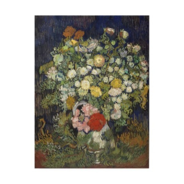 Trademark Fine Art Vincent Van Gogh 'Bouquet Of Flowers In A Vase' Canvas Art, 14x19 BL02029-C1419GG